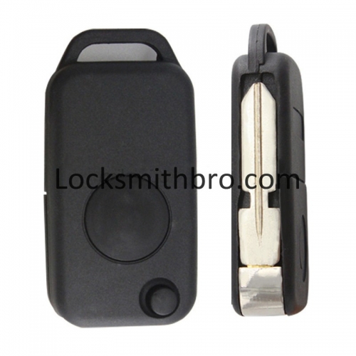 LockSmithbro 1 Button Mercedes Benz Remote Key Shell No Logo