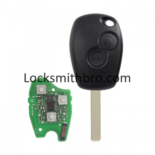 LockSmithbro Mercedes Benz Smart 2 Button Remote Key With 433Mhz 7961M Hitag-AES 4A Chip For Car After 2016 NO Logo