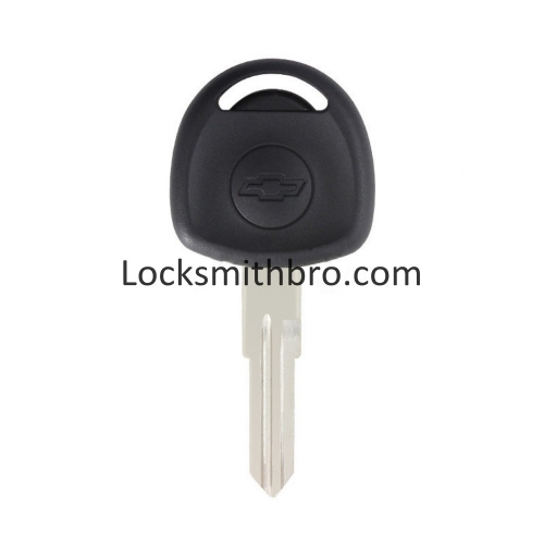 LockSmithbro ID46 Chip Chevrolet Transponder Key With Left Blade And Logo