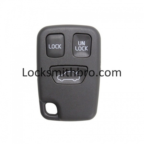 LockSmithbro 3 Button No Logo Volvo Remote Key Shell