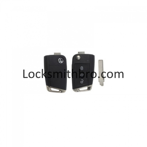 LockSmithbro 433mhz 3 ButtonVW MQB System Remote Key