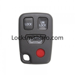 LockSmithbro 3+1 Button No Logo Volvo Remote Key Shell