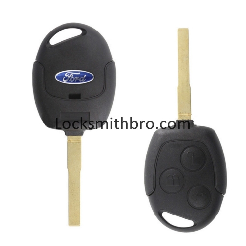 LockSmithbro 3 Button 4D63 Chip 433 MHZ Ford Focus Remote Key No Windows Auto Function