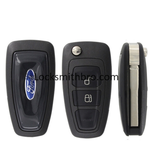 LockSmithbro FSK 433MHZ NO Chip 2 Button Ford Focus,Mondeo Remote Key After 2012