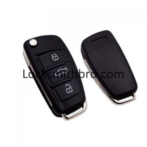 LockSmithbro Audi A3/A3TT Remote Key 433Mhz ID48 Not Keyless Go (8P0 837 220D)