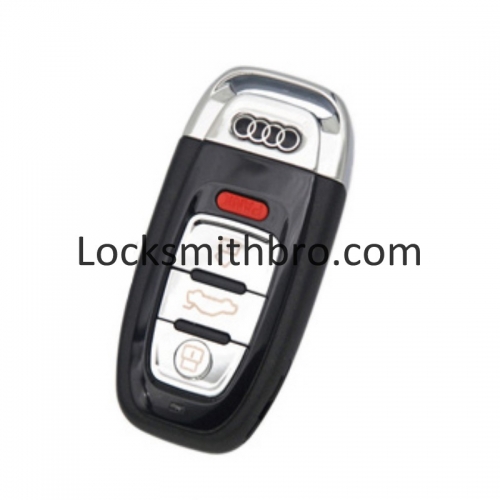 LockSmithbro Keyless Entry Audi 3+1 Remote Key 315Mhz(FCC:IYZFBSB802)