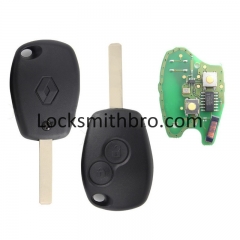 LockSmithbro 307(VA2) 434Mhz With Logo PCF7947 Chip 2 Button Renaul Clio&Kango Remote Key