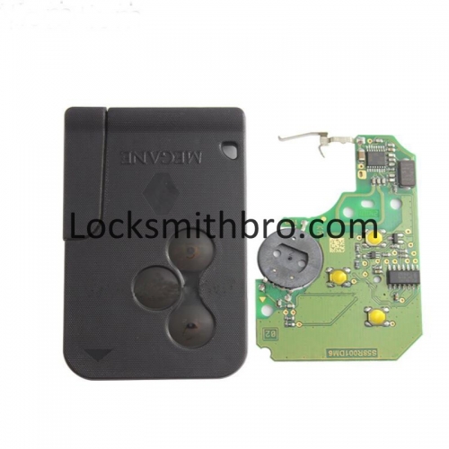 LockSmithbro 433Mhz PCF7947 Chip High Quality Renaul Megane 3 button remote key