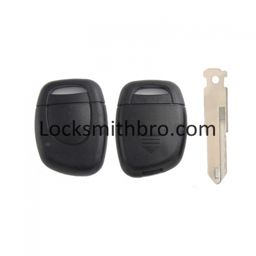 LockSmithbro 1 Button No Logo Renaul Clio&Kango Remote Key After 2000 Year Car) PCF7946