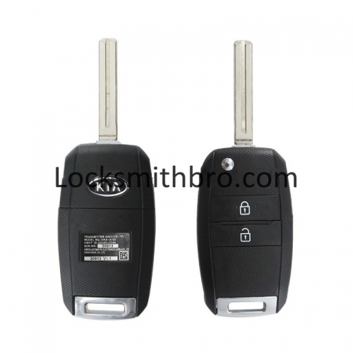 LockSmithbro 2 Button 433Mhz ID46 Chip Kia K3 Remote Control With Logo