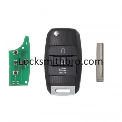 LockSmithbro 3 Button 4D60 433Mhz Kia K3 Smart Remote Control Key