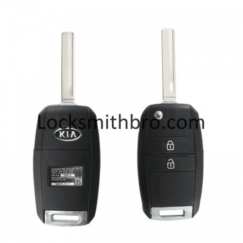 LockSmithbro 2 Button 433Mhz ID46 Chip Kia K3 Remote Control With Logo