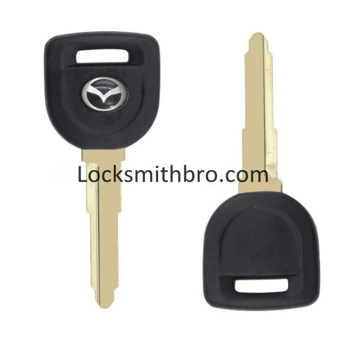 LockSmithbro 4D63 Chip With Logo Mazda Transponder Key Shell Case
