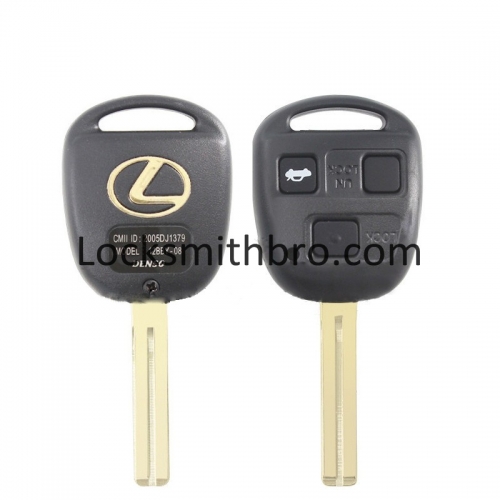 LockSmithbro 3 Button 315Mhz 4D67 Chip Lexus Toy48 Blade Remote Key