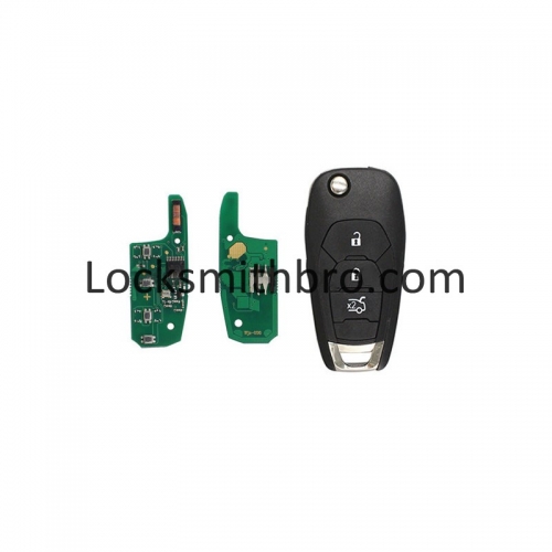 LockSmithbro 3 Button 433Mhz 46Chip Opel Remote Key