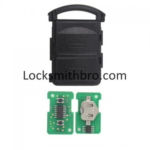 LockSmithbro No Blade 2 Button without chip 433Mhz Opel Remote Key Vauxhall Opel Holden Corsa Combo Meriva