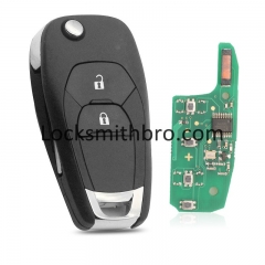 LockSmithbro 433Mhz 46Chip 2 Button Opel Remote Key
