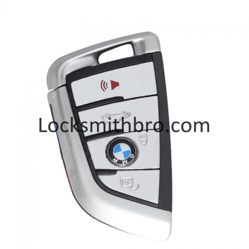 LockSmithbro 433mhz White 4 button BMW remote key for BMW 2014 car