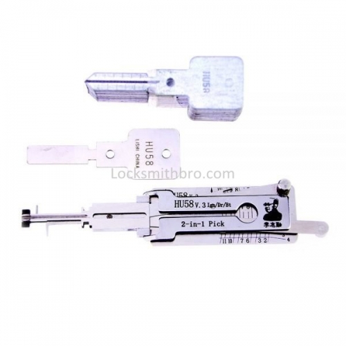 LockSmithbro Lishi HU58 2in1 Decoder and Pick is designed for Morgan, Old BMW