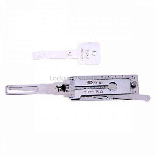 LockSmithbro Lishi HU83 2in1 Decoder and Pick is designed for PEUGEO and CITROE