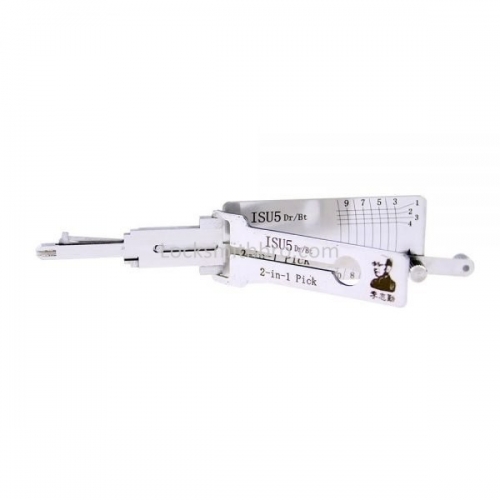 LockSmithbro Lishi ISU5 2in1 Decoder and Pick is designed for ISUZ