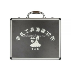 LockSmithbro lishi 32pcs lock pick locksmith tool  2in 1 car opener decoder