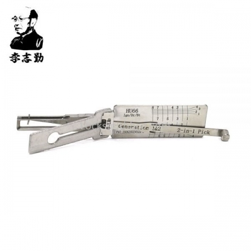 LockSmithbro Lishi HU66 (Single Lifter) 2in1 Decoder and Pick is designed for VW, Audi, Ford, Seat, Porsch, Skoda