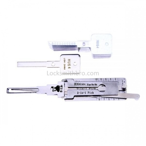 LockSmithbro Lishi HU64 2in1 Decoder and Pick is designed for MERCEDES