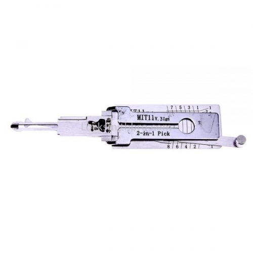 LockSmithbro Lishi MIT11 Ign 2in1 Decoder and Pick for Mitsubish, Souest, Chrysle, Dodge (This tool will allow you to pick and decode the ignition if 