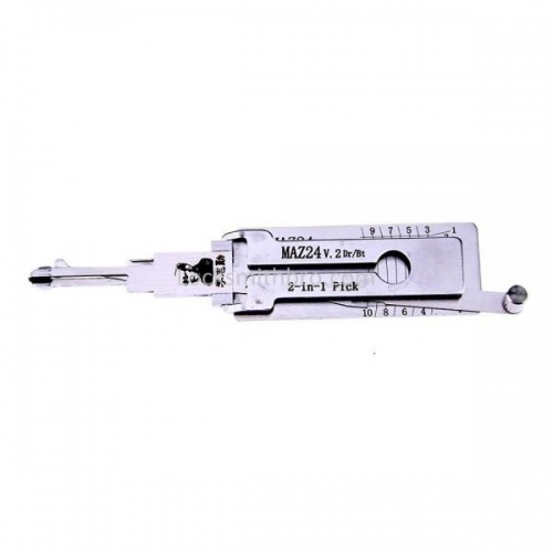 LockSmithbro Lishi MAZ24 2in1 Decoder and Pick for  Mazda, Souest, Haima