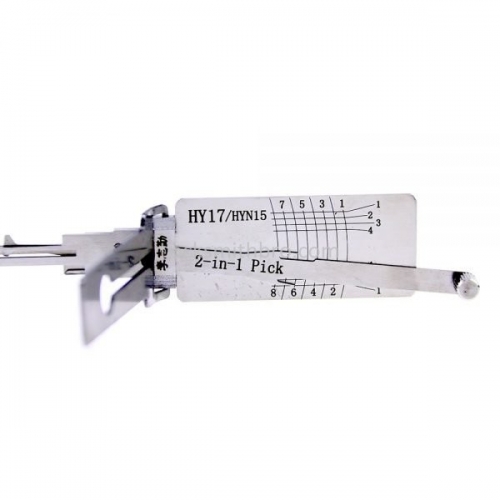 LockSmithbro Lishi HY17/HYN15 2in1 Decoder and Pick is designed for KIA