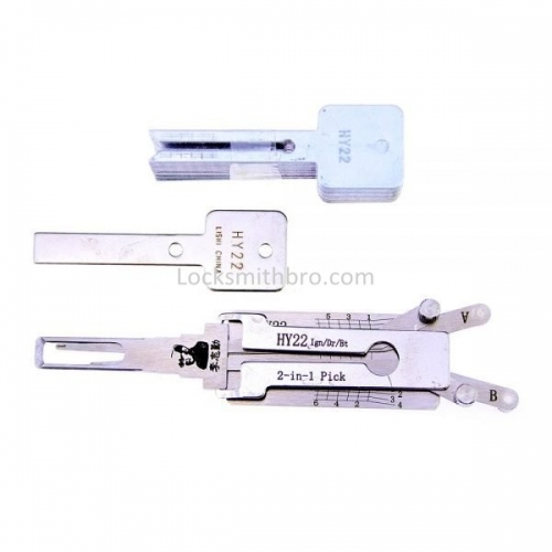 LockSmithbro Lishi HY22 2in1 Decoder and Pick is HYUNDA and KIA