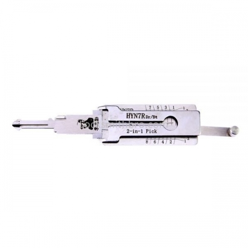 LockSmithbro Lishi HYN7R 2in1 Decoder and Pick is designed for HYUNDA and KIA