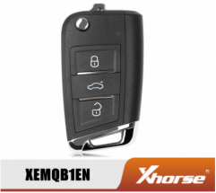 LockSmithbro XEMQB1EN Xhorse Super Remote Key MQB Style 3 Buttons Built-in Super Chip