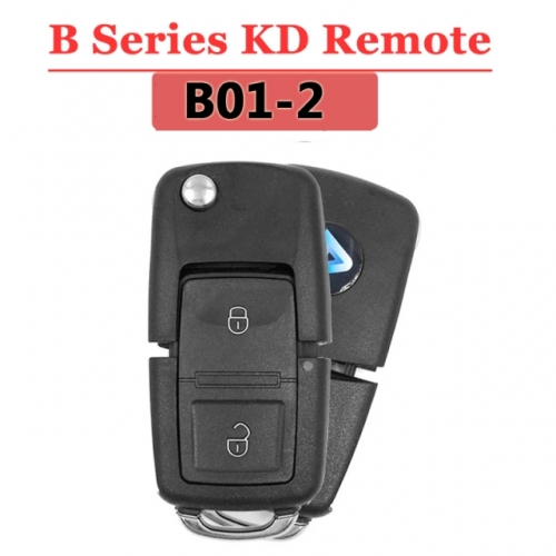 Keydiy B01-2 VW Style - 2-Button Flip Key Blank