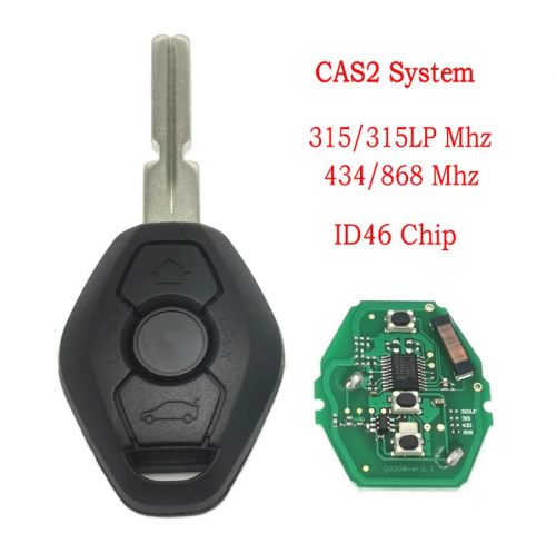 BMW 5 Series CAS2 Systerm 3 Button With 315Mhz/433Mhz/868Mhz/315LPMhz 46 Chip Remote Key