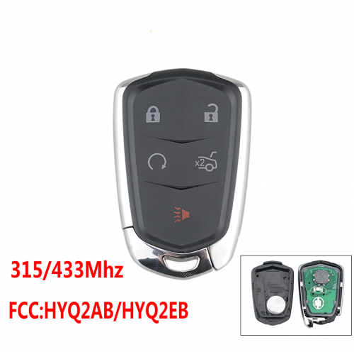 HYQ2AB/HYQ2EB For Cadilac Key 315/433Mhz Remote Key Car for Cadilac ATS CTS SRX XTS Escalade 2014 2015 2016 2017 Car Keys