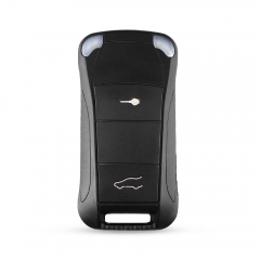 Flip Folding Car Key Shell Case Fob For T-Porsche Cayenne GTS 2 Buttons