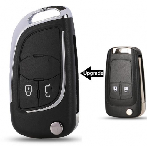 2 button Chevrolet Modified Flip Key Shell with logo