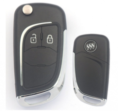 2 Button Buick Folding Flip Remote Key Shell