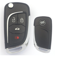 4 Button Buick Folding Flip Remote Key Shell