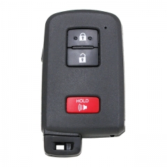 2+1 Button With Logo And Blade T-oyota Smart Remote Key Shell Case