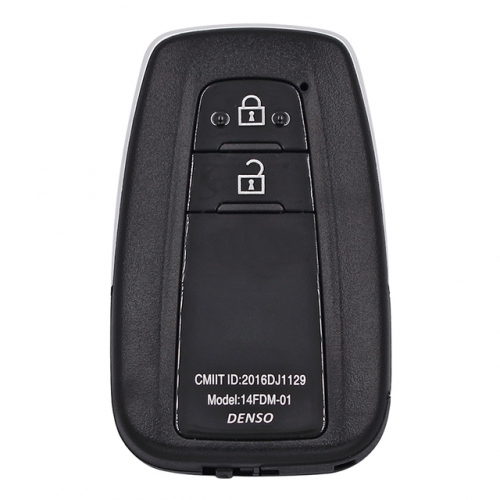 2018-2021 Smart Remote Car Key Shell Case With 2 Buttons Fob for T-oyota C-HR RAV4 Prius Prime Avalon Camry