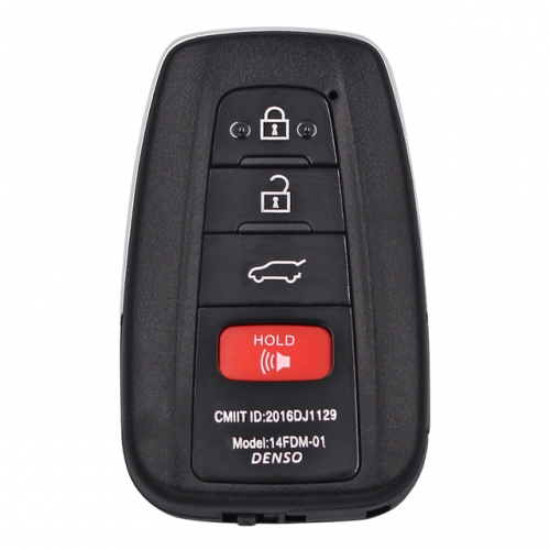 4 Buttons Remote Car Key Shell Case Fob for T-Toyota  smart modified shell  KD/K518/VVDI XM38 smart shell （SUV）