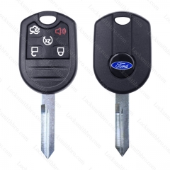 LockSmithbro 5 Button With Logo Ford Remote Key Case For Ford Edge F-150 SVT Raptor
