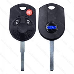 3 Button With Logo Ford Remote Key Shell Case