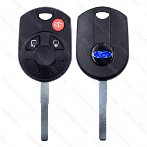 3 Button With Logo Ford Remote Key Shell Case