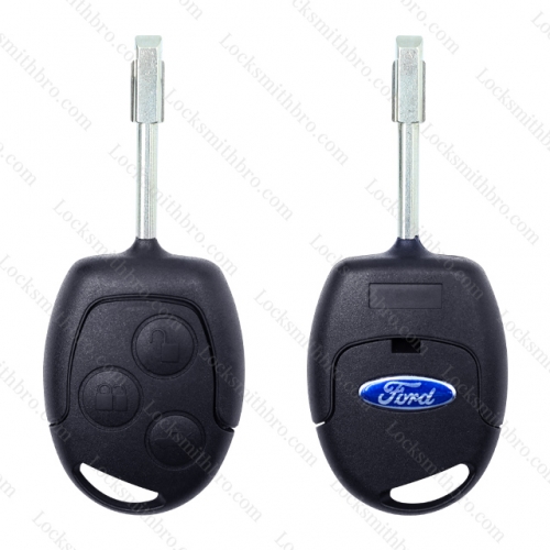 LockSmithbro 3 Button With Logo Ford Mondeo Remote Key Shell Case