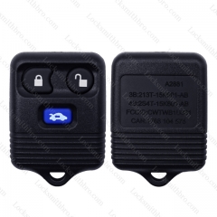 LockSmithbro 3 Button No Logo Ford Focus Transit Ranger Remote Key Shell With Trunk Button