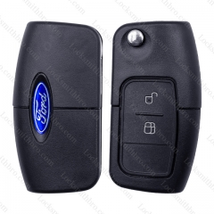LockSmithbro With Blade Ford 2 Button Flip Remote Key Shell